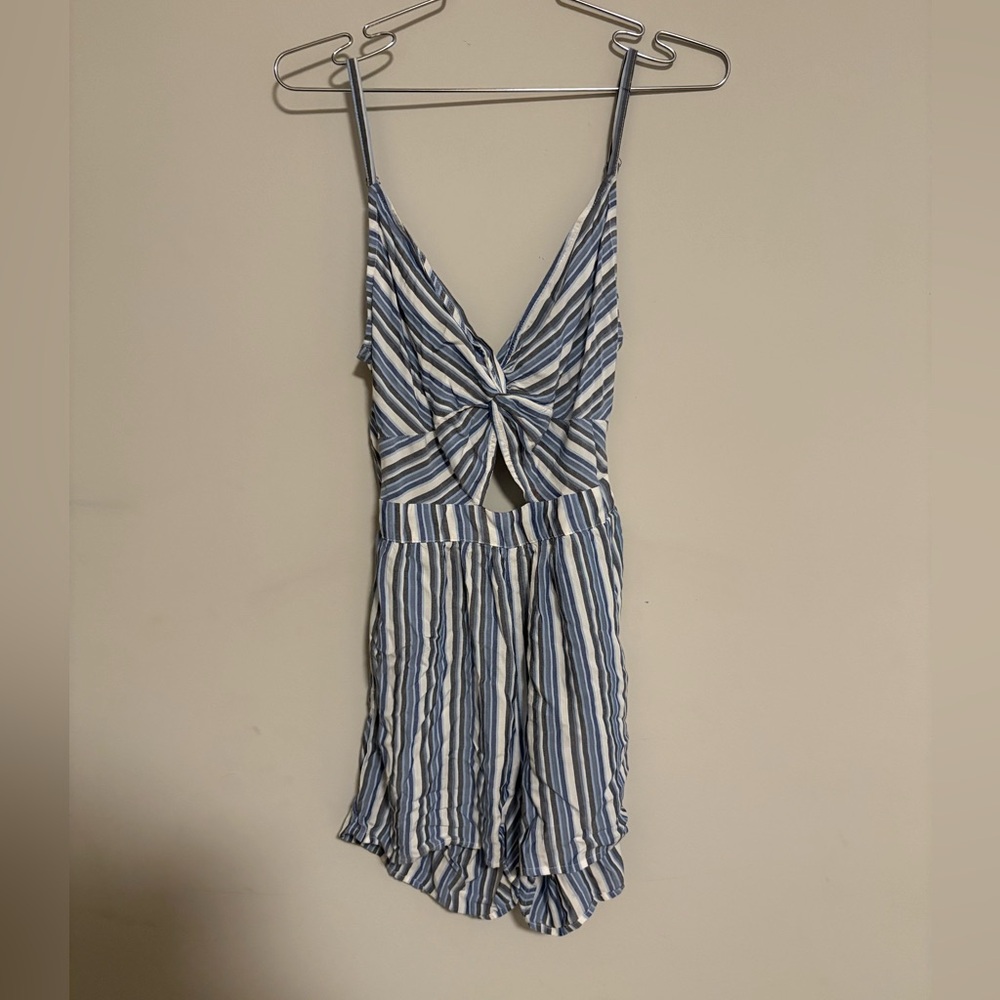 striped romper